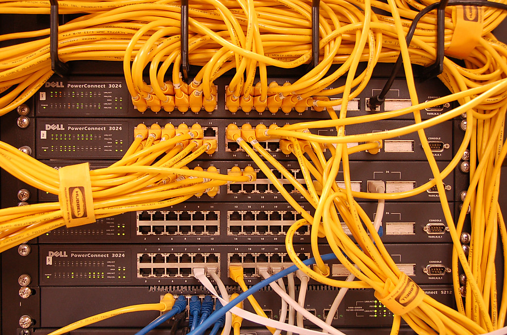 Network cabling and server rack support for Business IT Support in Brooklyn NY